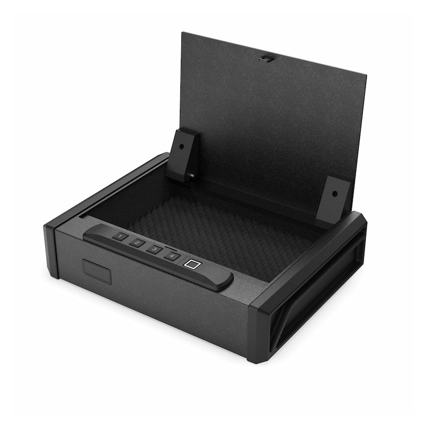 Pistol Safe with Biometric Fingerprint Lock for 2 Pistols-RPNB RP19001F