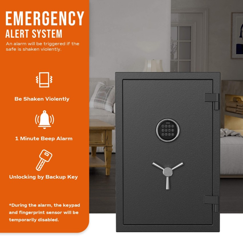 Digital Keypad Fireproof Safe, Deluxe Home Safe, 2.12 Cubic Feet, RPNB RPEFS66