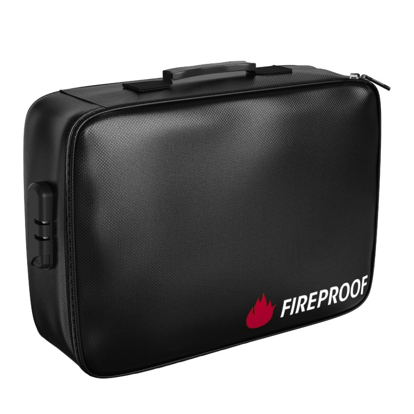 RPNB Fireproof Document Organizer Bag with Lock, Multi-Layer Water Safe Storage for money,file and other valuables
