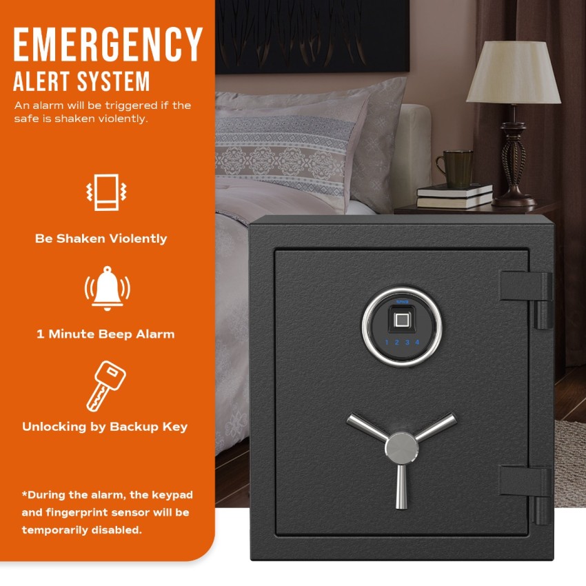 Deluxe Fireproof Safe with Smart Touchscreen Keypad, Perfect for Office & Home, 0.84 Cubic Feet, RPNB RPFS40