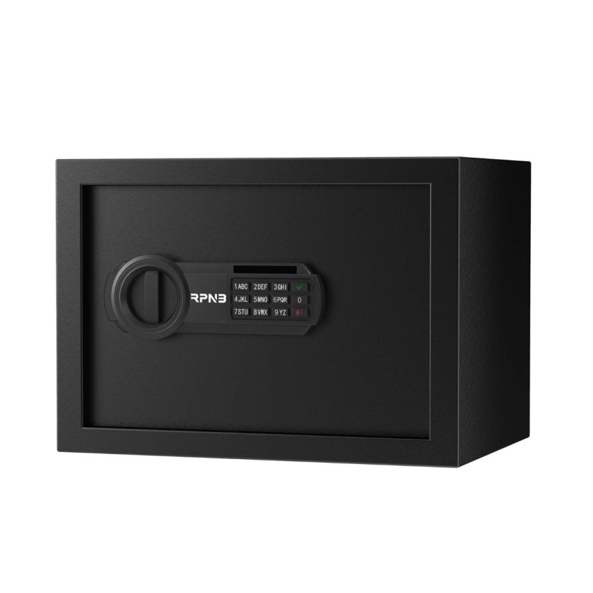 Compact Security Safe With Combination Lock, Personal Steel Safe Box, 0.5 Cubic Feet, RPNB-RP25ESA
