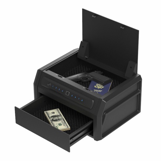 High Capacity Handgun Safe with Biometric Fingerprint Lock-RP19002